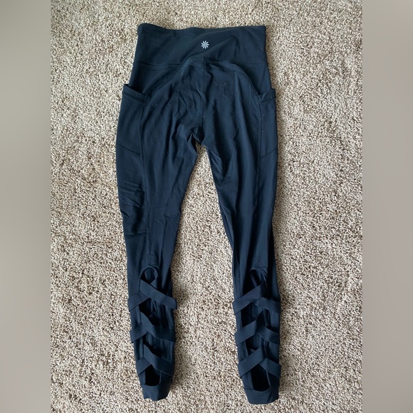 Athleta Black Leggings - Picture 2 of 3